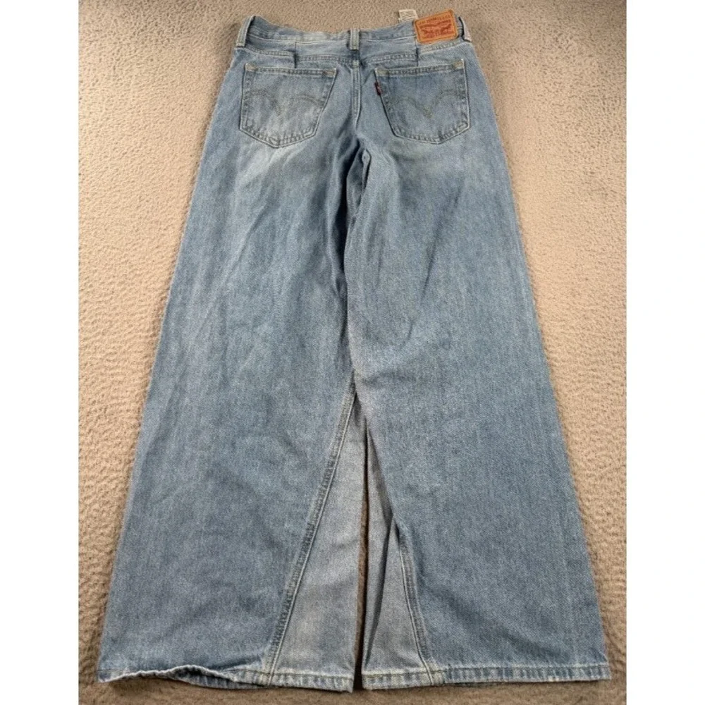 Levi's '94 Baggy Wide Leg Jeans Womens 28 Light Wash Denim Y2K Skater Baggy